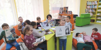 Беседа у книжной выставки «И снова корабль на орбите». Детская партенитская библиотека - Алуштинская ЦБС